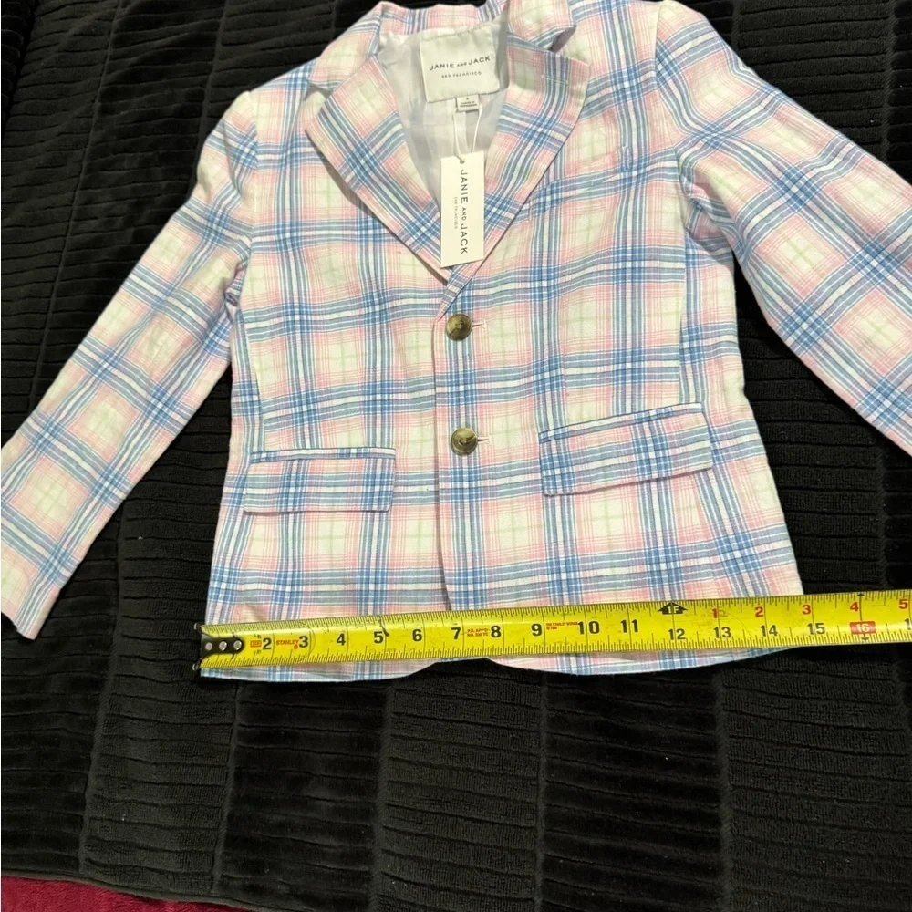 Kids Plaid Jacket - Pink and Blue ♥️NWT♥️